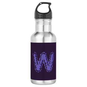 Bouteille D'eau Déplaisant Monogramme violet sur violet
