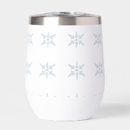 Bouteille d'eau des flocons de neige