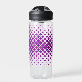 Bouteille D'eau Design de diamants Magenta Violet