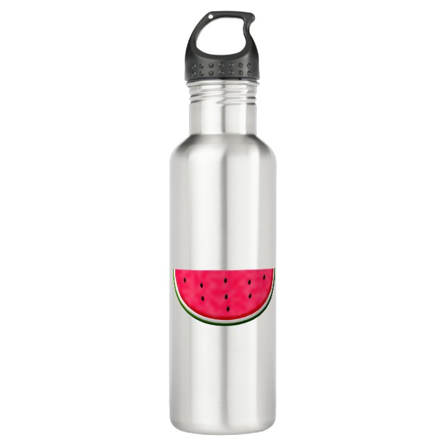 Bouteille D'eau Dessin de tranche de pastèque douce (Devant)