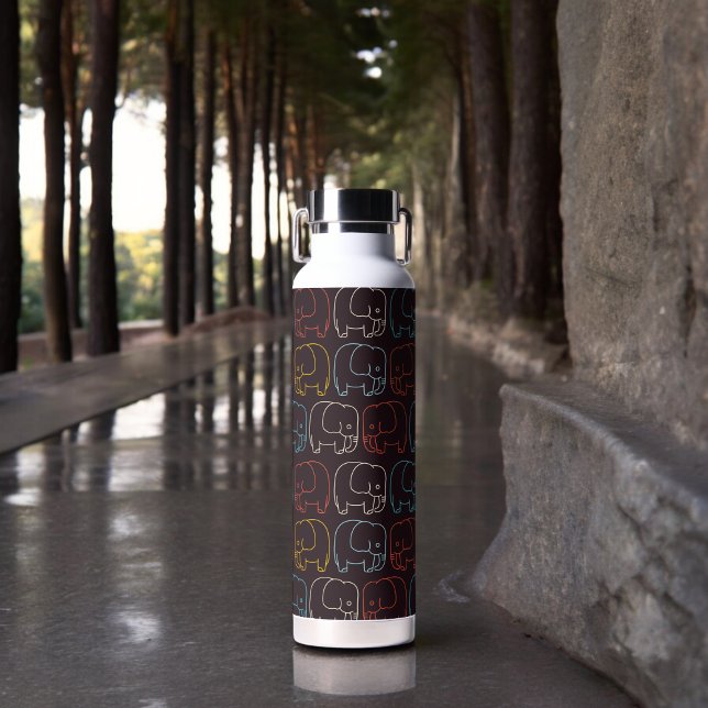 Bouteille D'eau Dessin des éléphants (Water Bottle)