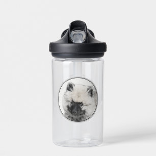 Bouteille D'eau Dessin Keeshond Chiot - Joli dessin original Chien