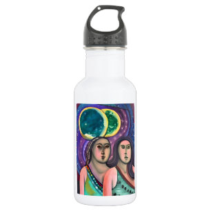 Bouteille D'eau Deux filles sous les lunes