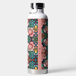Bouteille D'eau Deux Roses : Un Arrangement Floral Spectaculaire