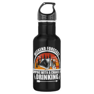 Bouteille D'eau Devis de camping amusant