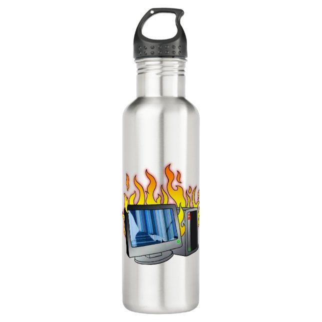 Bouteille d'eau d'incendie de l'ordinateur (Devant)