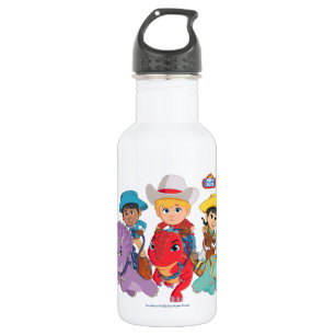 Bouteille D'eau Dino Ranch Friends Design