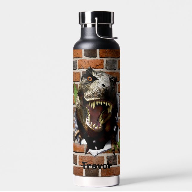 Bouteille D'eau Dinosaur T-Rex Sortir Personnaliser le nom (Gauche)