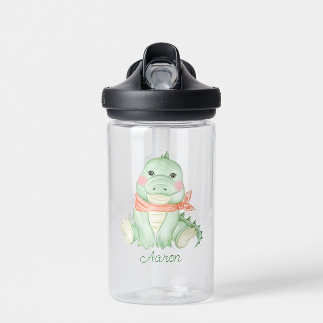 Bouteille D'eau Dinosaure Dinosaure pour bébé Personnalisé (Avant)