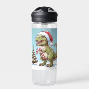 Bouteille D'eau Dinosaure sucre de canne de Noël mignon