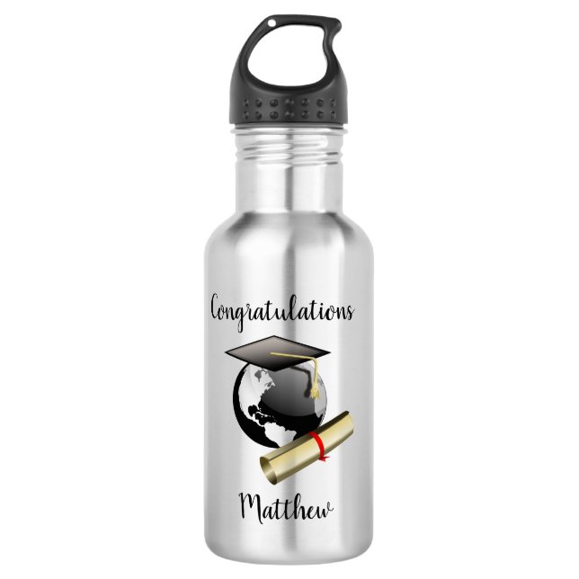 Bouteille D'eau Diplômé (Devant)