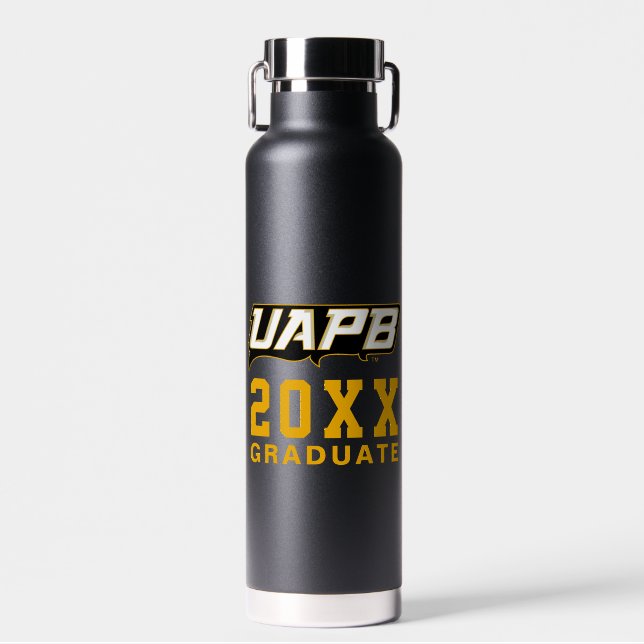 Bouteille D'eau Diplôme de l'UAPB Golden Lions (Avant)