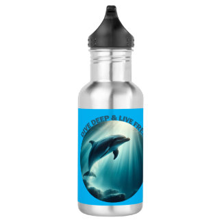 Bouteille D'eau Dive Deep Live Dolphin gratuit