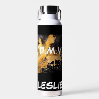 BOUTEILLE D'EAU DMV GOLD ET MUG BLANC