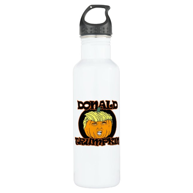 Bouteille D'eau Donald Halloween Costume Trumpkin (Devant)