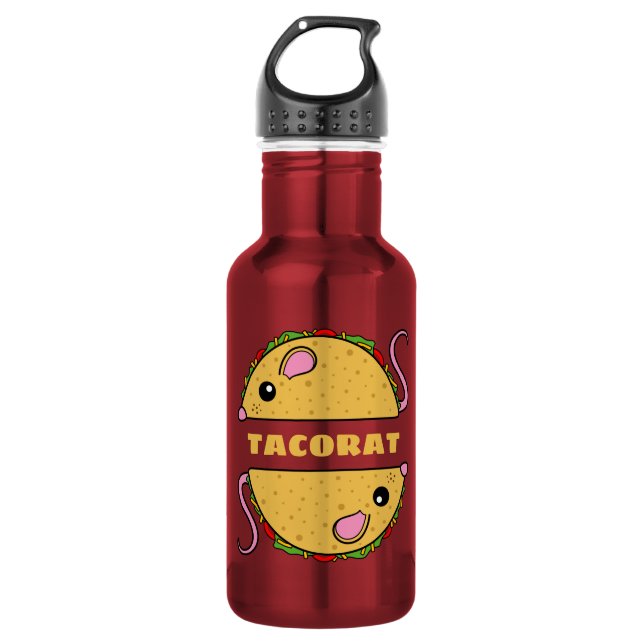 Bouteille d'eau double Taco Rat (Devant)