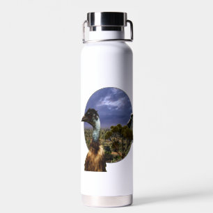 Bouteille D'eau "Down Under Duo : Emu and Kookaburra in Popout Art