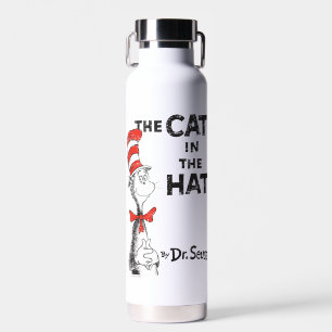 Bouteille D'eau Dr Seuss   Chat dans le livre Casquette