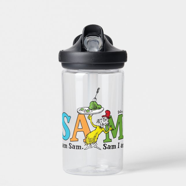 Bouteille D'eau Dr Seuss | Je Suis Sam. Je Suis Sam. (Avant)