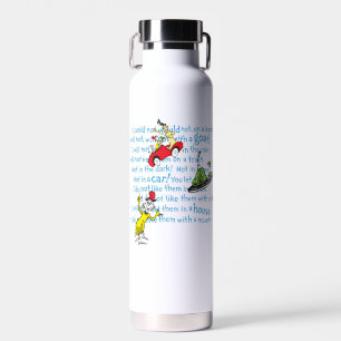 Bouteille D'eau Dr. Seuss Livre illustré de Green Eggs And Ham