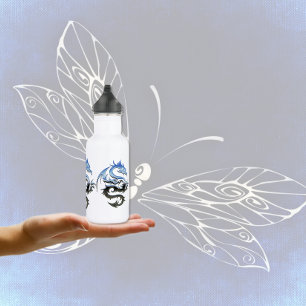 Bouteille D'eau Dragon bleu