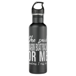 Bouteille D'eau Dragon Boat Racing drôle idée cadeau