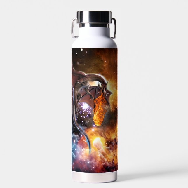 Bouteille D'eau Dragon de la Galaxie étoilée (Avant)