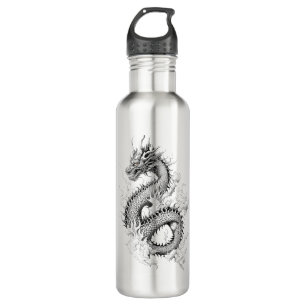 Bouteille D'eau Dragon Imaginaire animal sauvage illustration Art 
