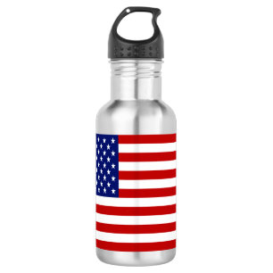Bouteille D'eau Drapeau américain classique et cool patriotique