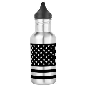 Bouteille D'eau drapeau américain noir