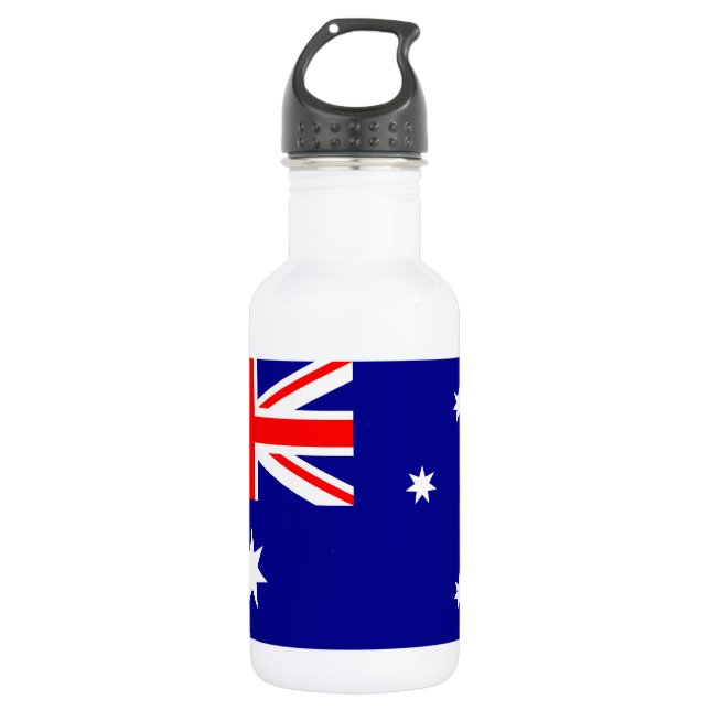Bouteille D'eau Drapeau australien patriotique (Devant)