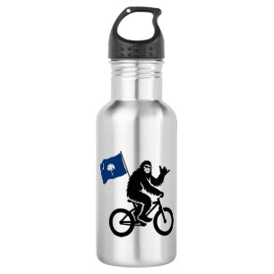 Bouteille D'eau Drapeau Bigfoot Cyclisme Caroline du Sud