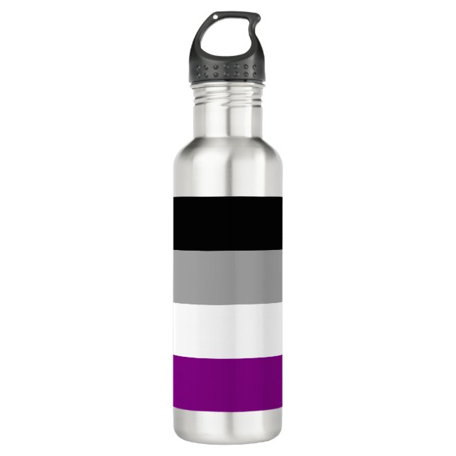 Bouteille D'eau Drapeau de la fierté sexuelle (Devant)