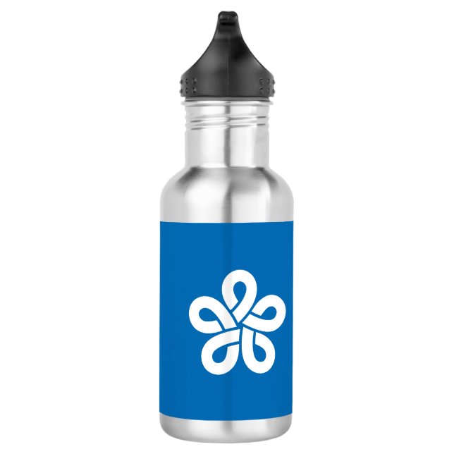 Bouteille D'eau Drapeau de la préfecture de Fukuoka, Japon (Droite)