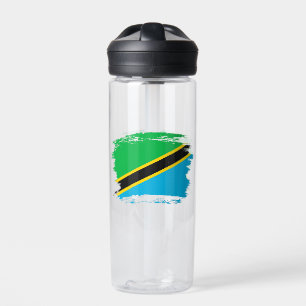 Bouteille D'eau Drapeau de la Tanzanie