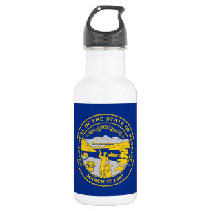 Bouteille D'eau Drapeau de l'État du Nebraska