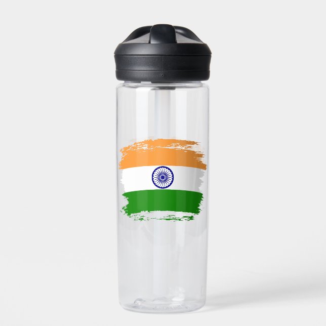 Bouteille D'eau Drapeau de l'Inde (Extérieur)