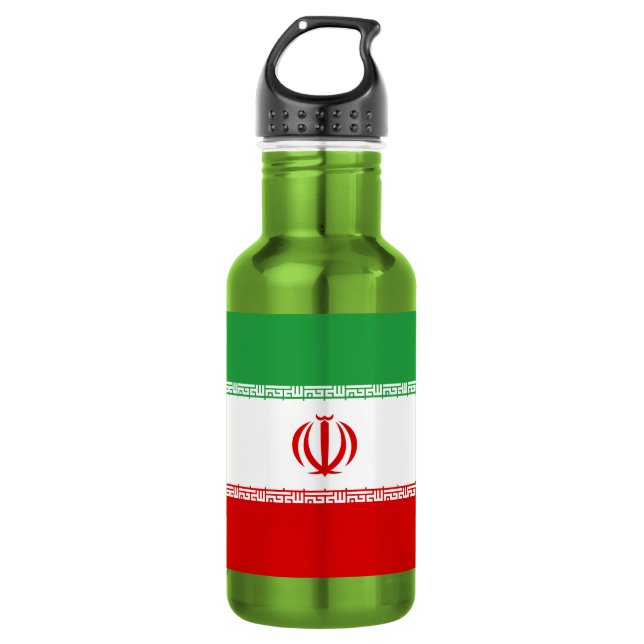 Bouteille D'eau Drapeau de l'Iran (Devant)