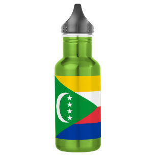 Bouteille D'eau Drapeau des Comores
