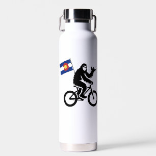 Bouteille D'eau Drapeau du Colorado à vélo Bigfoot