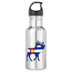 Bouteille D'eau Drapeau du Colorado Elk