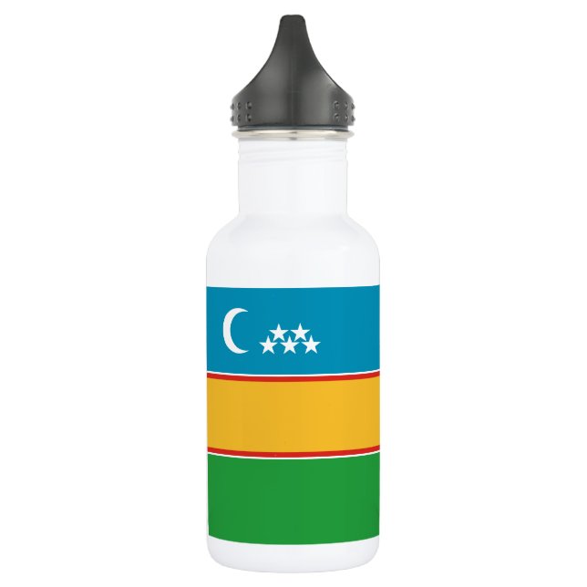 Bouteille D'eau Drapeau du Karakalpakstan (Gauche)