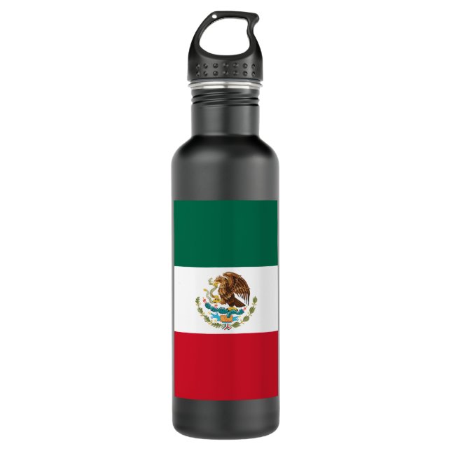 Bouteille D'eau Drapeau du Mexique, Bandera de la République mexic (Devant)