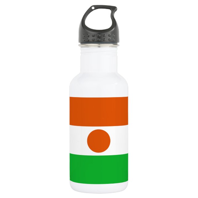 Bouteille D'eau Drapeau du Niger (Devant)