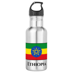 Bouteille D'eau Drapeau éthiopien