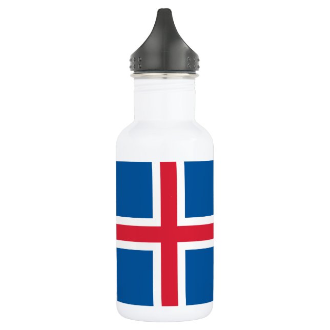 Bouteille D'eau Drapeau Islande (Gauche)