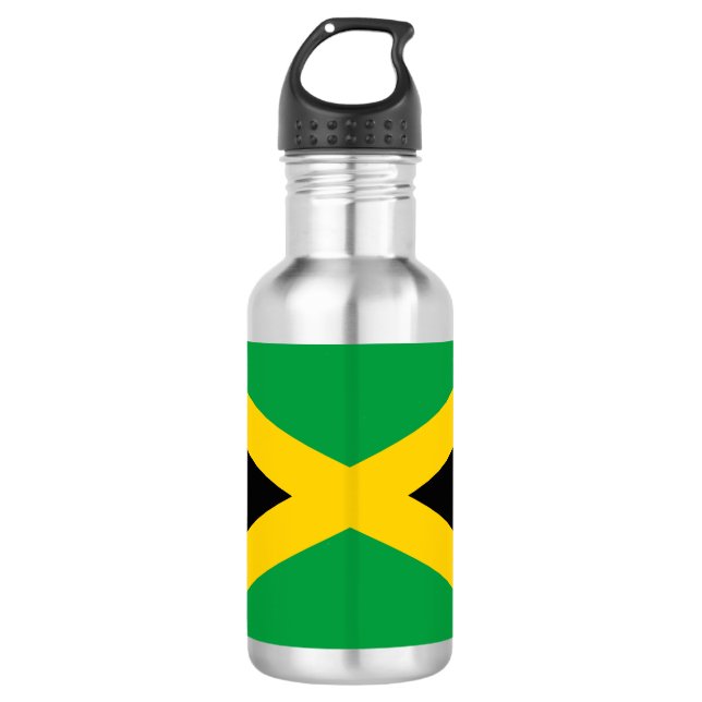Bouteille D'eau Drapeau jamaïcain (Devant)