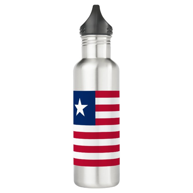 Bouteille D'eau Drapeau libérien (Libéria) (Gauche)