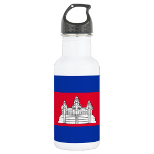 Bouteille D'eau Drapeau patriotique cambodgien