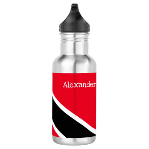 Bouteille D'eau Drapeau personnalisé de Trinité-et-Tobago